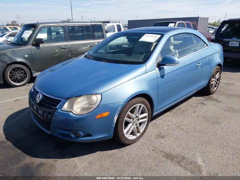 2008 Volkswagen Eos Lux VIN: WVWFA71F68V037829 Lot: 44679440