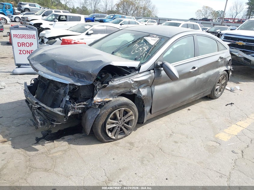2012 Hyundai Sonata 2.4 Gls grey Lot 111044679587 Vin 5NPEB4AC4CH413983