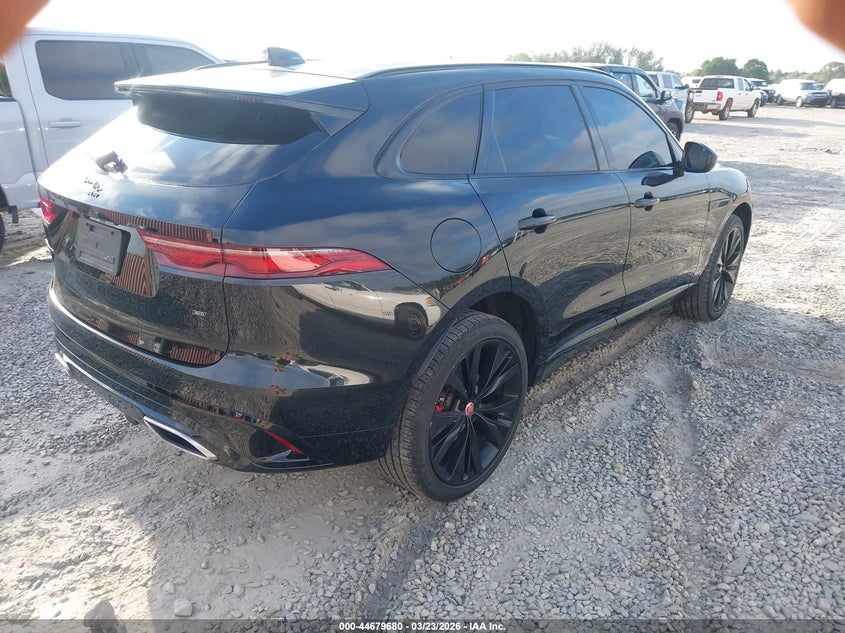 Vin: sadct2fu0pa712124, lot: 45176795, jaguar f-pace r-dynamic s p400 awd automatic 20234