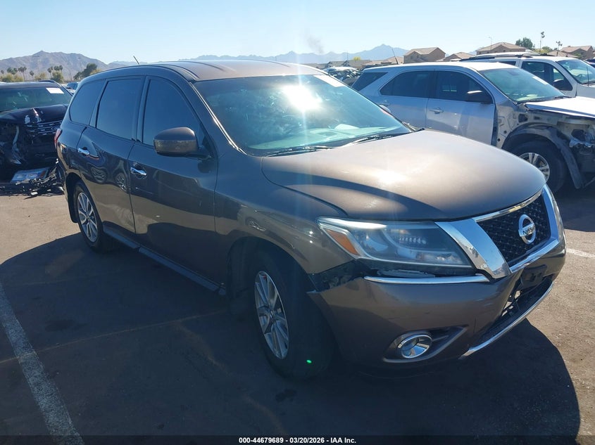 5N1AR2MN3FC608688 2015 Nissan Pathfinder S auction photo 1