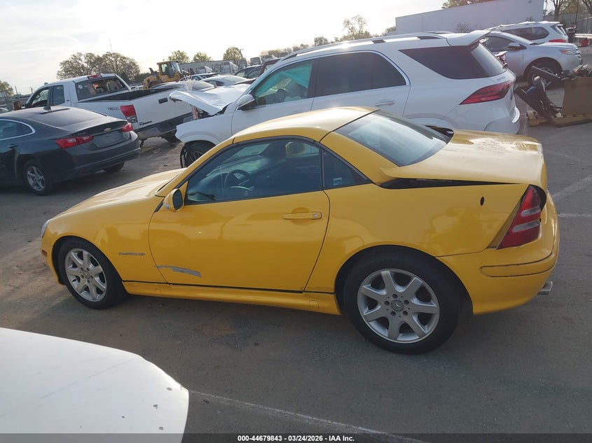 2003 Mercedes-Benz Slk 230 Kompressor VIN: WDBKK49F43F276151 Lot: 44679843