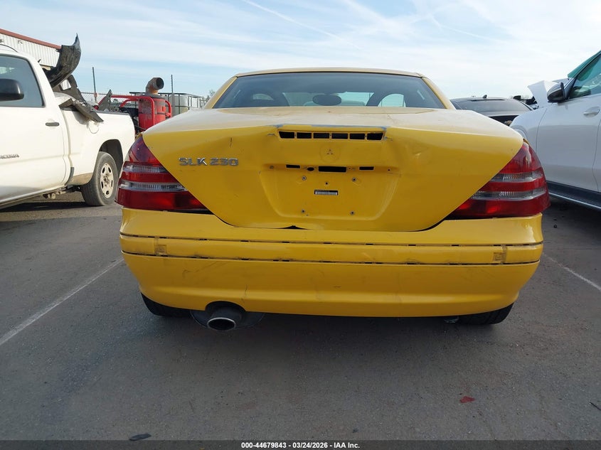2003 Mercedes-Benz Slk 230 Kompressor VIN: WDBKK49F43F276151 Lot: 44679843
