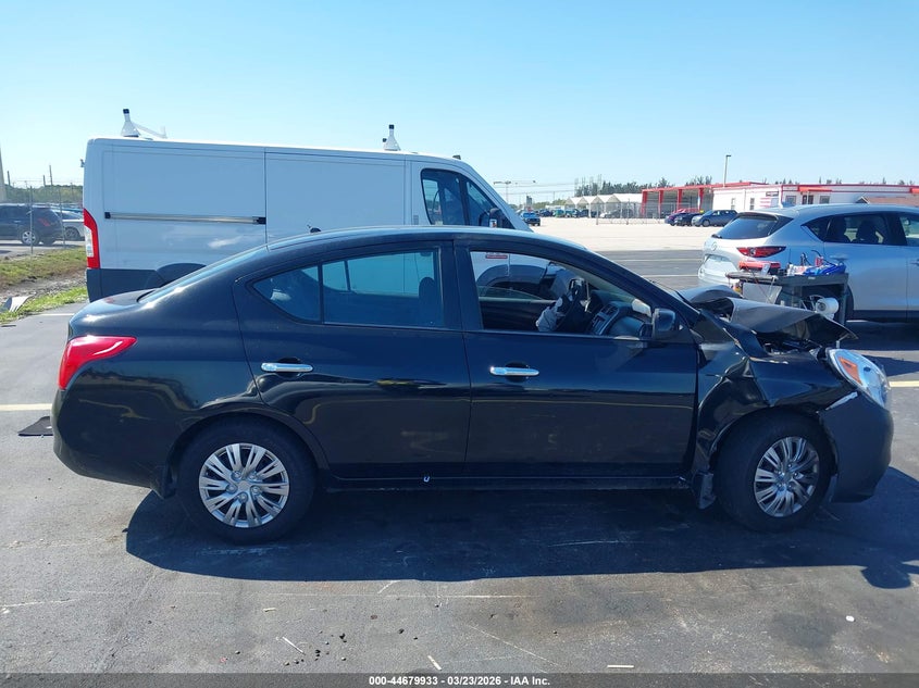 2012 Nissan Versa 1.6 1.6 Sv black Lot 111044679933 Vin 3N1CN7AP5CL866743