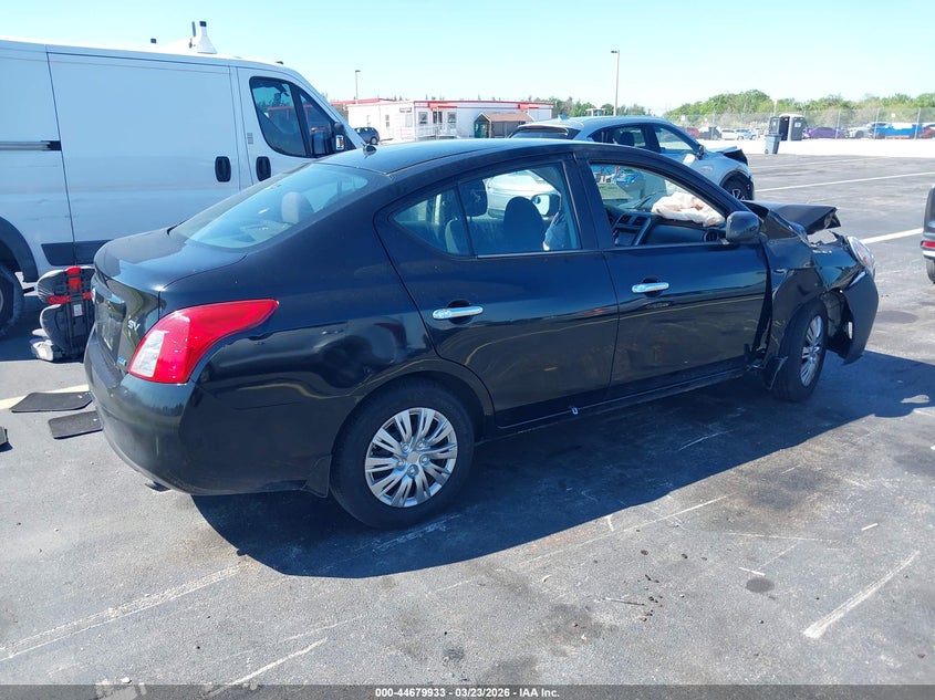 2012 Nissan Versa 1.6 1.6 Sv black Lot 111044679933 Vin 3N1CN7AP5CL866743