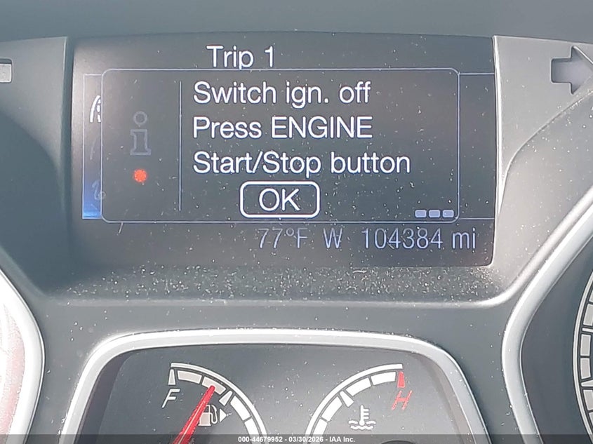 2013 Ford Focus St VIN: 1FADP3L9XDL170630 Lot: 44679952