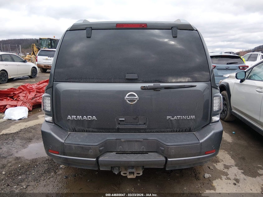 2012 Nissan Armada 5.6 Platinum grey Lot 111044680047 Vin 5N1AA0NE5CN603034