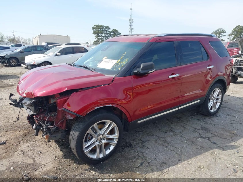 Vin: 1fm5k7f80hga01783, lot: 45177291, ford explorer limited 20172