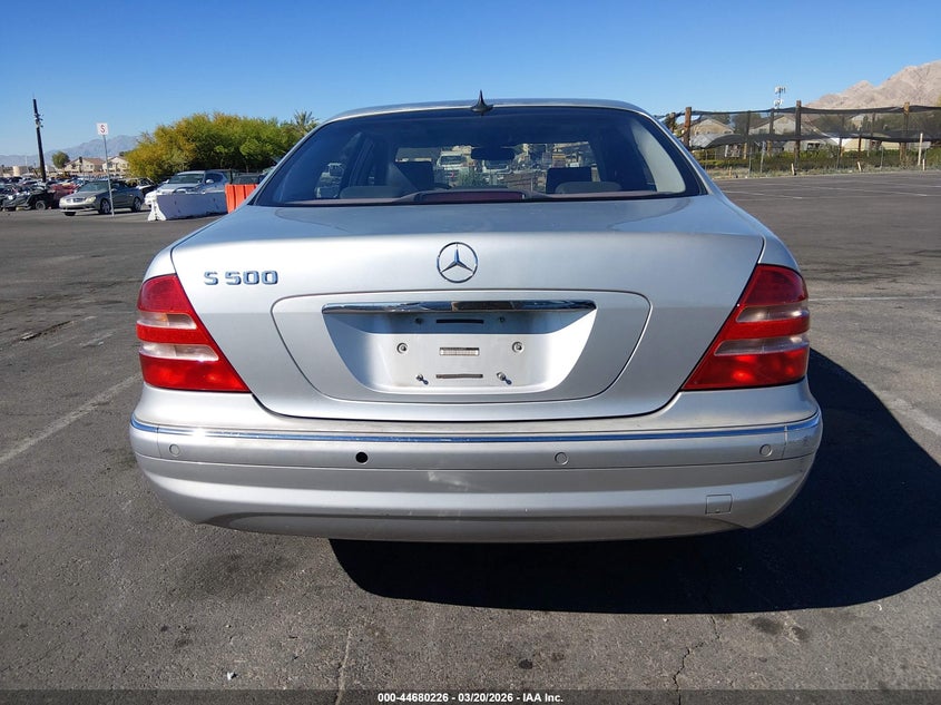 2001 Mercedes-Benz S 500 VIN: WDBNG75J51A160977 Lot: 44680226