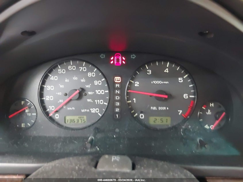 2000 Subaru Legacy Gt Limited VIN: 4S3BE6569Y7202767 Lot: 44680679