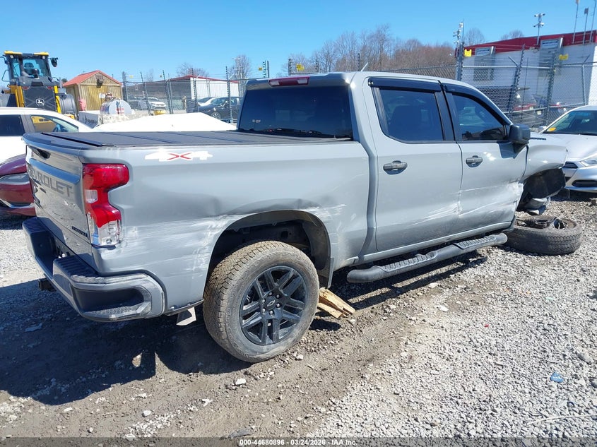 VIN 3GCPDBEKXRG392258 2024 CHEVROLET SILVERADO 1500 4WD  SHORT BED CUSTOM
