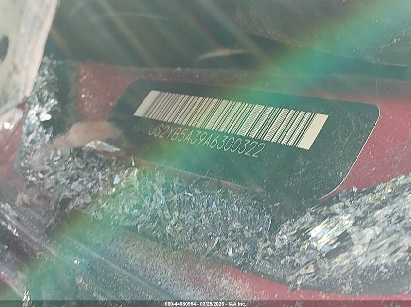 2010 Suzuki Sx4 Technology VIN: JS2YB5A39A6300322 Lot: 44680964