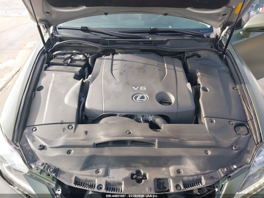 2012 Lexus Is 2.5 Is 250 green Lot 111044681087 Vin JTHBF5C24C5166335