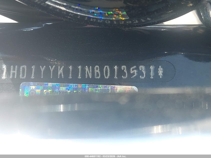 2022 Harley-Davidson Fxbbs VIN: 1HD1YYK11NB013531 Lot: 44681192