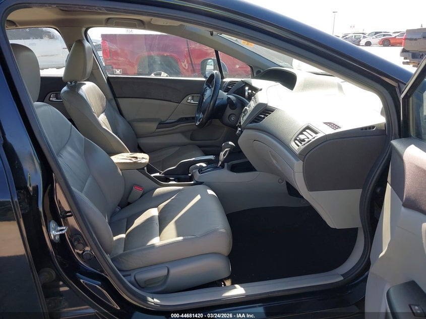 2012 Honda Civic 1.8 Ex-L black Lot 111044681420 Vin 2HGFB2F97CH551467