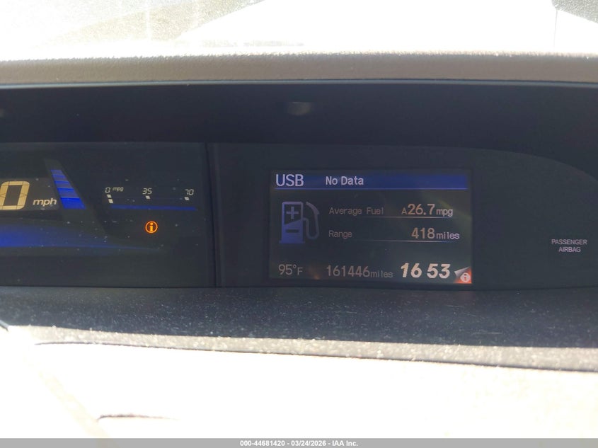 2012 Honda Civic 1.8 Ex-L black Lot 111044681420 Vin 2HGFB2F97CH551467