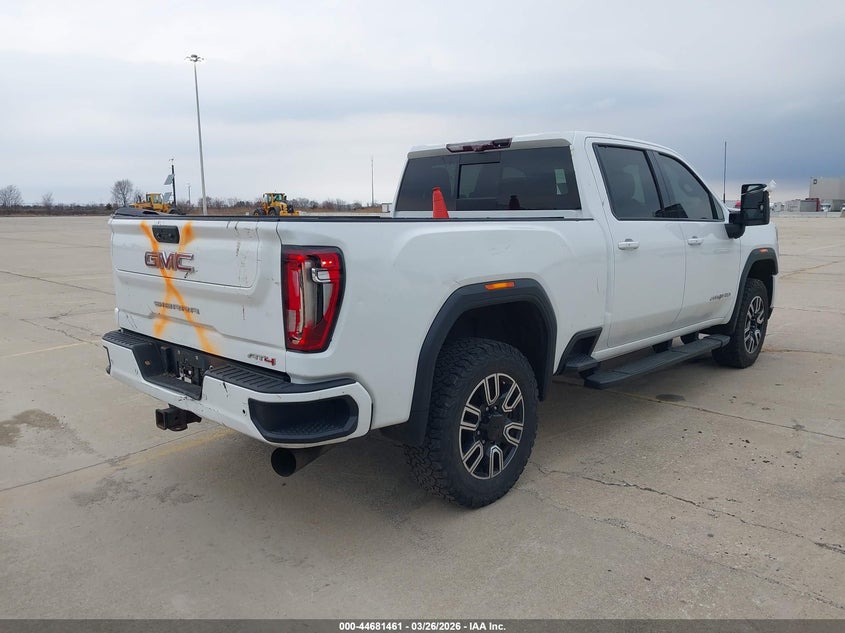 2020 Gmc 2500hd 4wd Standard Bed At4 White Lot 111044681461 Vin 1GT49PEY5LF110171