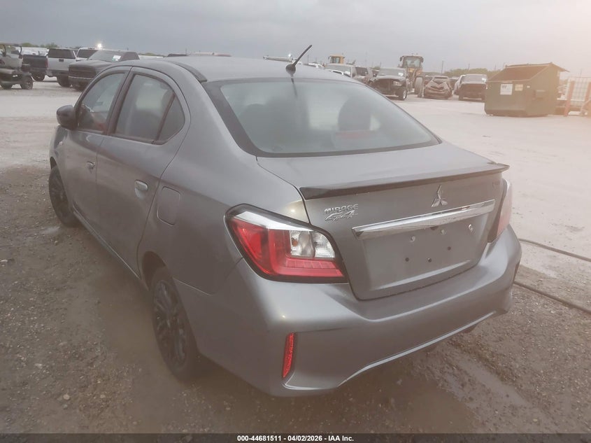 2022 Mitsubishi Mirage G4 Black Edition/Es/Le VIN: ML32FUFJ1NHF02013 Lot: 44681511