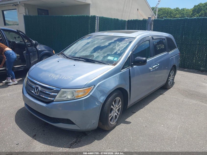 Vin: 5fnrl5h60bb101645, lot: 45178820, honda odyssey ex-l 20112