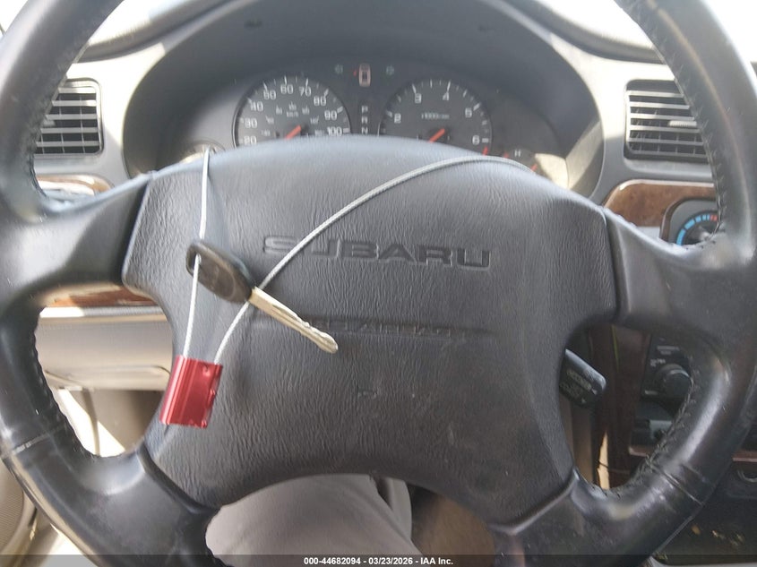 2002 Subaru Legacy Gt Limited VIN: 4S3BE656827216022 Lot: 44682094