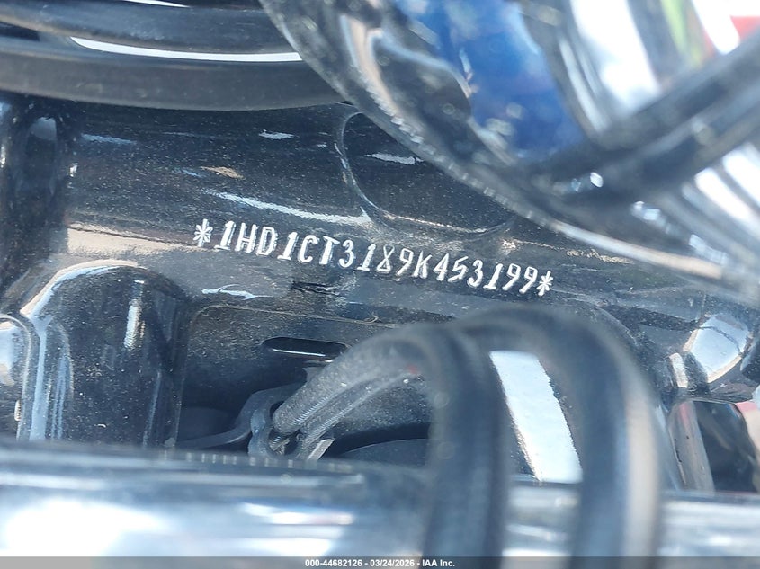 2009 Harley-Davidson Xl1200 C VIN: 1HD1CT3189K453199 Lot: 44682126