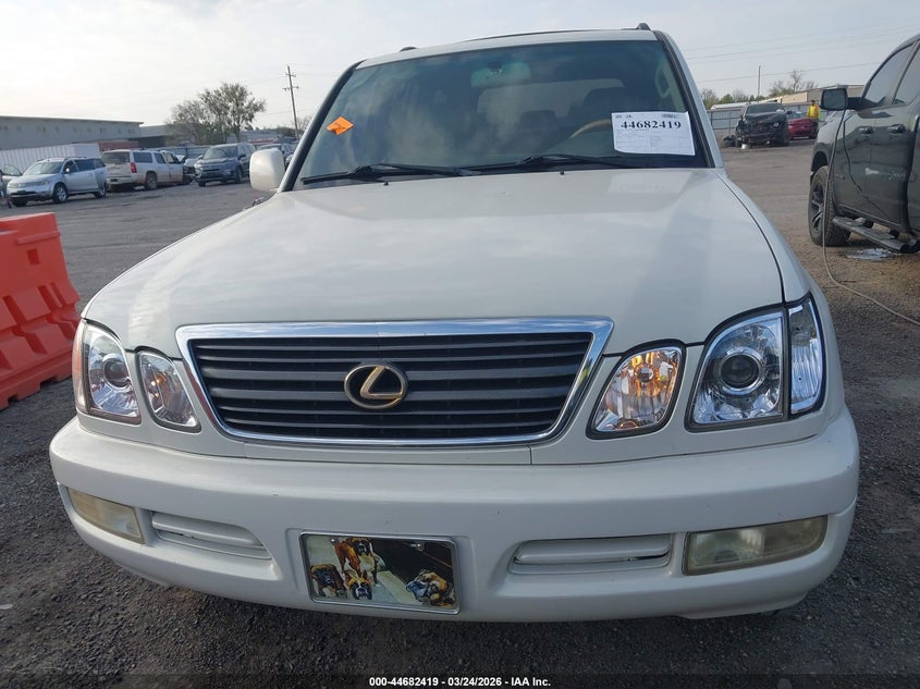 2000 Lexus Lx 470 VIN: JT6HT00W1Y0094990 Lot: 44682419