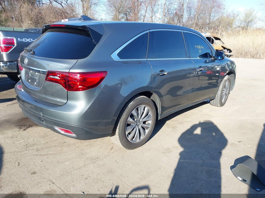 2016 ACURA MDX auction photo 4