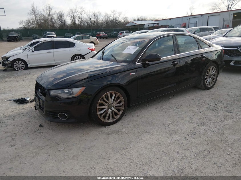 Vin: wauggbfc4dn105413, lot: 45179768, audi a6 3.0t premium 20132