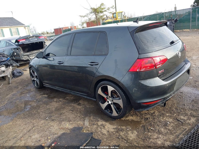 2017 Volkswagen Golf Gti Autobahn 4-Door/S 4-Door/Se 4-Door/Sport 4-Door