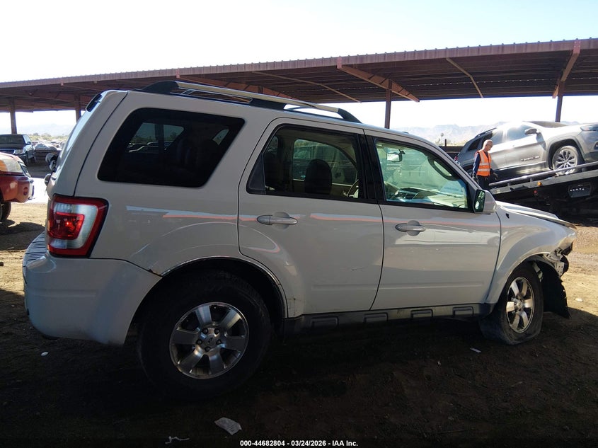 2012 Ford Escape 2.5 Limited white Lot 111044682804 Vin 1FMCU0E72CKC63845