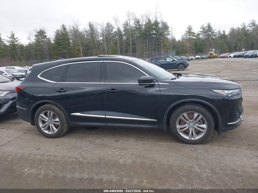 2022 Acura Mdx Standard VIN: 5J8YE1H35NL027887 Lot: 44683085