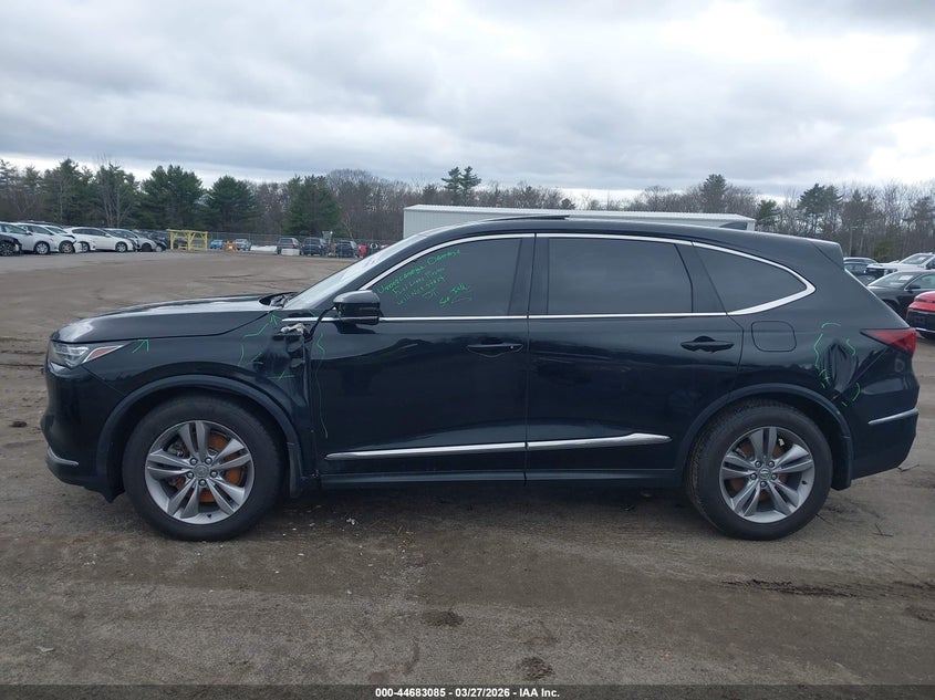 2022 Acura Mdx Standard VIN: 5J8YE1H35NL027887 Lot: 44683085