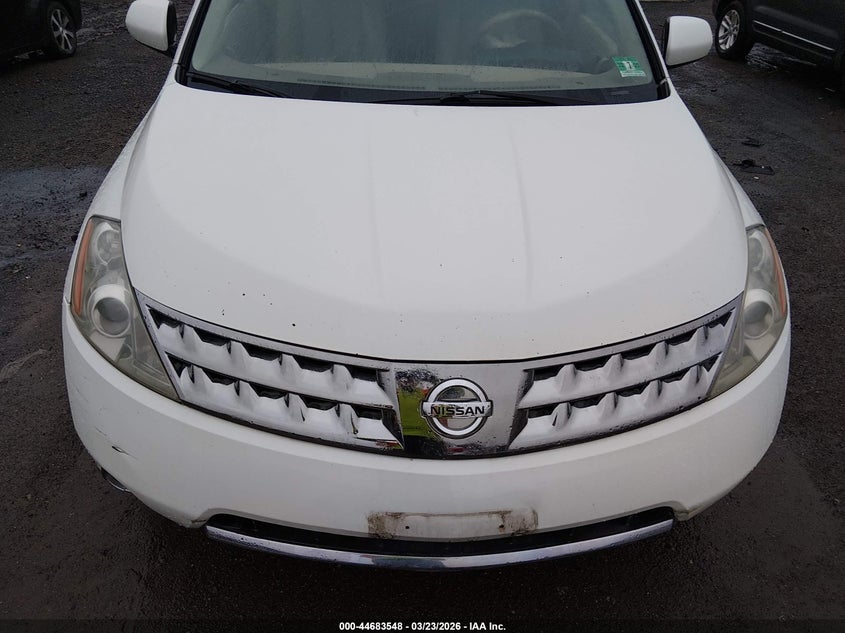 2006 Nissan Murano Sl VIN: JN8AZ08W06W502231 Lot: 44683548
