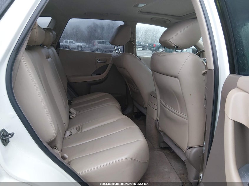 2006 Nissan Murano Sl VIN: JN8AZ08W06W502231 Lot: 44683548