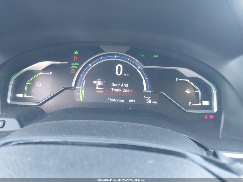 2019 Honda Clarity Plug-In Hybrid VIN: JHMZC5F17KC005191 Lot: 44684155