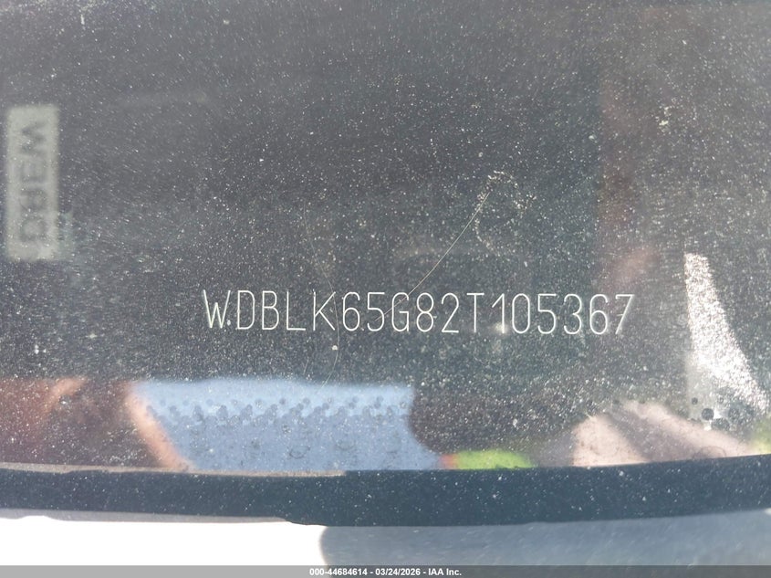 2002 Mercedes-Benz Clk 320 VIN: WDBLK65G82T105367 Lot: 44684614