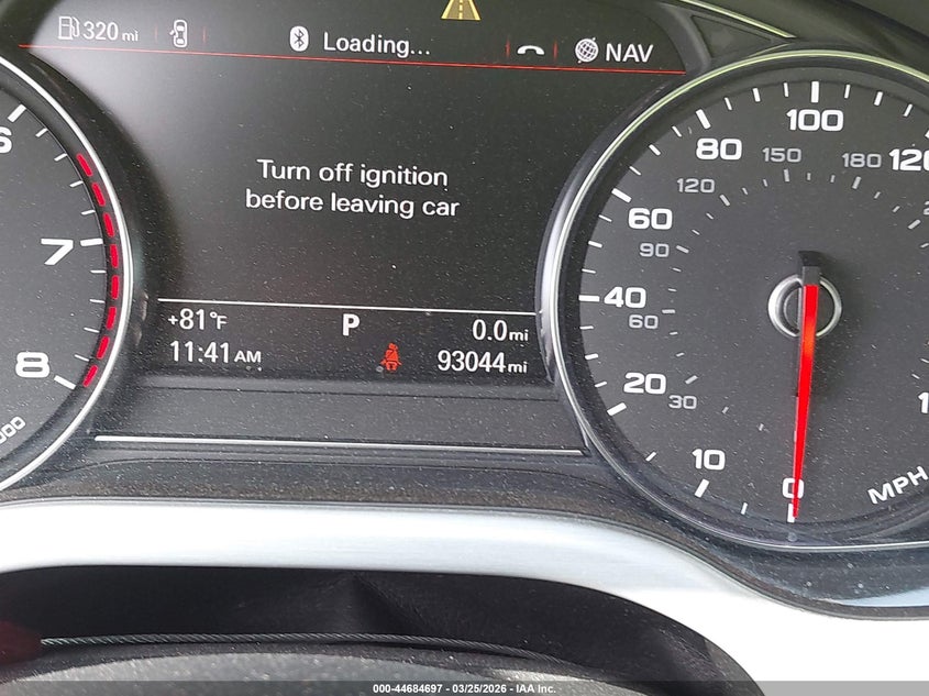 2013 Audi A8 3.0T VIN: WAUAGAFD6DN006259 Lot: 44684697