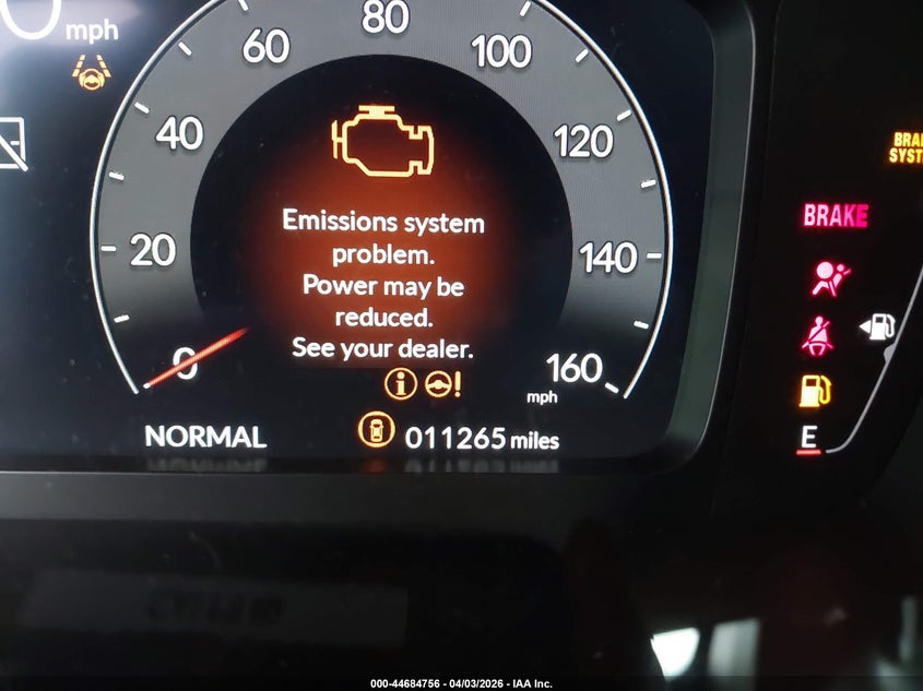 2025 Acura Integra A-Spec VIN: 19UDE4H37SA015666 Lot: 44684756