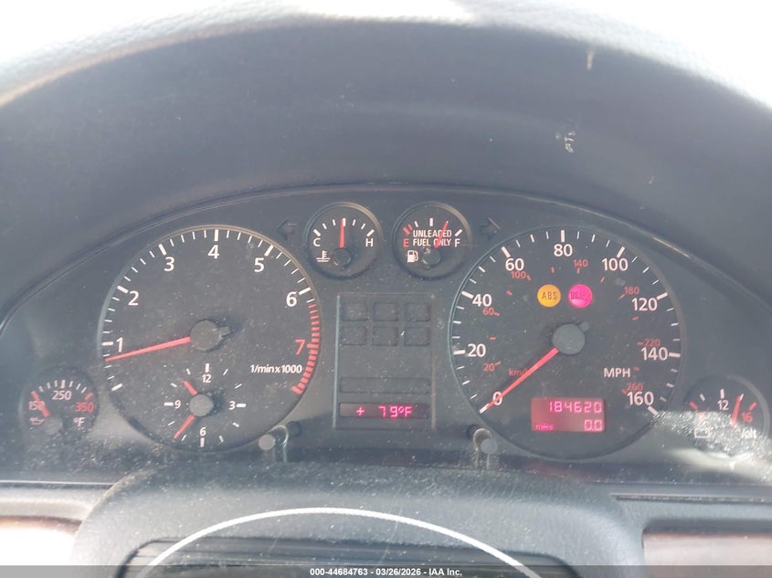 1998 Audi A4 2.8 VIN: WAUED68D6WA059123 Lot: 44684763