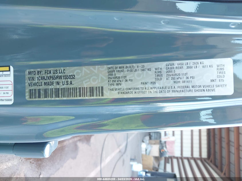 2024 Jeep Wrangler 4Xe Sahara 4Xe VIN: 1C4RJXP65RW155032 Lot: 44685289