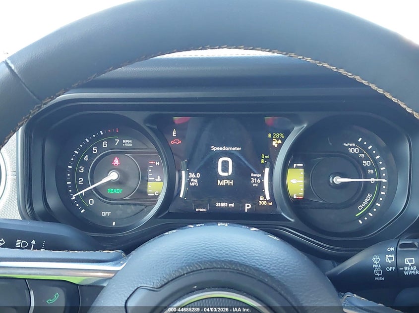 2024 JEEP WRANGLER 4XE auction photo 7