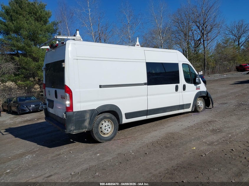 Vin: 3c6trvdgxke540299, lot: 45182585, ram promaster 2500 high roof 159 wb 20194