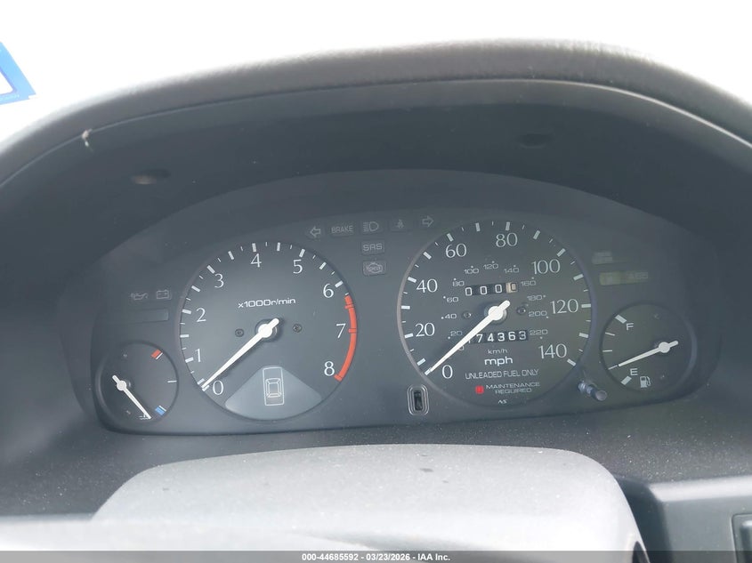 1997 Acura Cl 2.2 VIN: 19UYA1153VL023554 Lot: 44685592