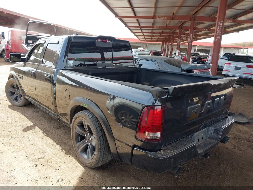 Vin: 1c6rr7ht6js135064, lot: 45182795, ram 1500 night  4x4 6'4 box 20183