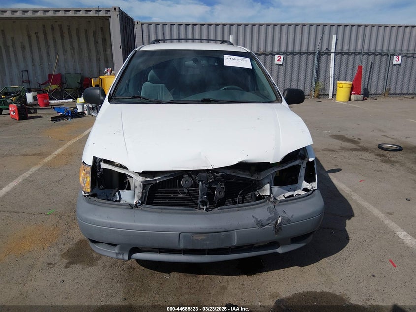 2001 Toyota Sienna Le VIN: 4T3ZF13C71U365984 Lot: 44685823