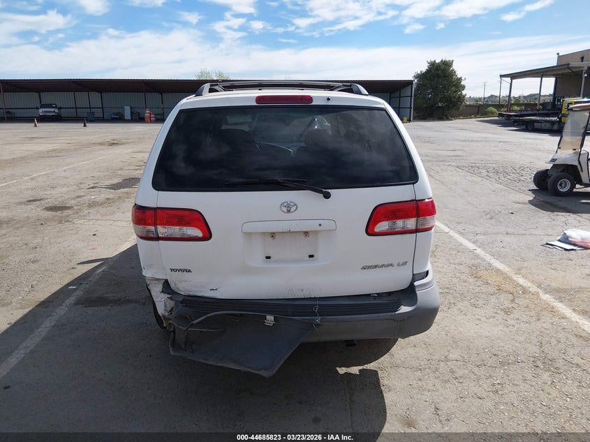 2001 Toyota Sienna Le VIN: 4T3ZF13C71U365984 Lot: 44685823