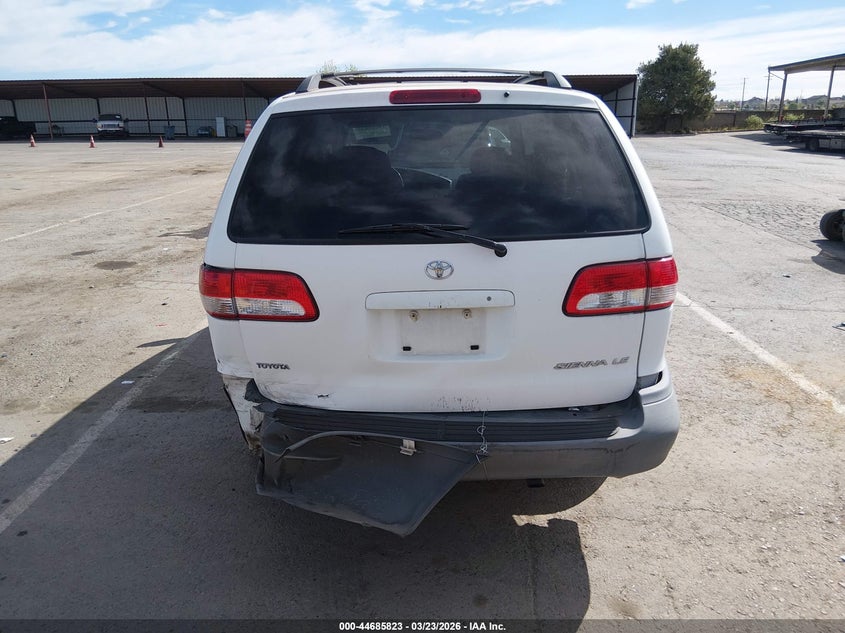 2001 Toyota Sienna Le VIN: 4T3ZF13C71U365984 Lot: 44685823