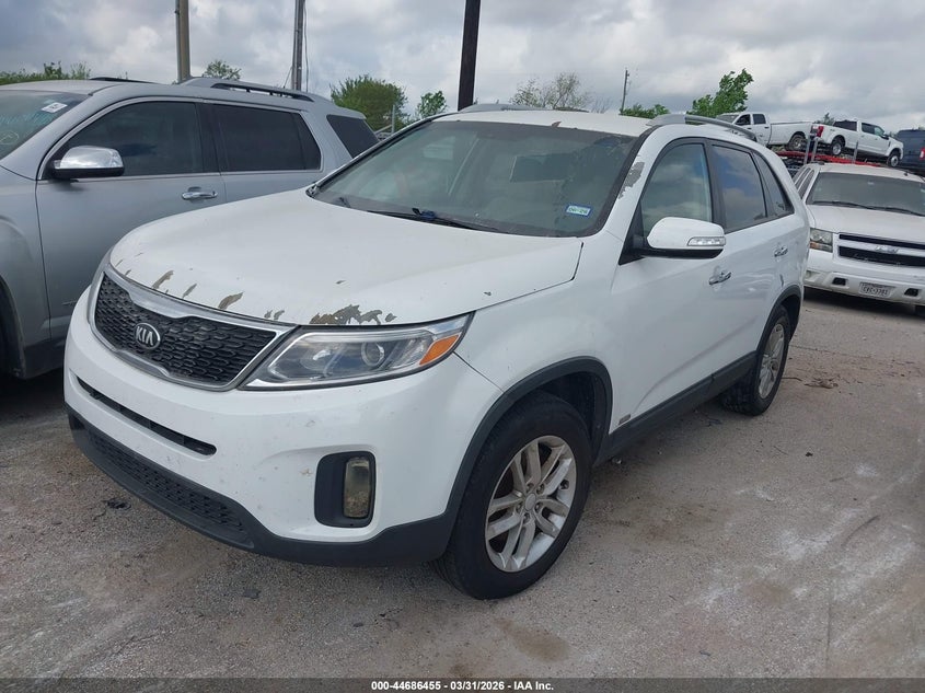 Vin: 5xyktca62eg464705, lot: 45183570, kia sorento lx 20142