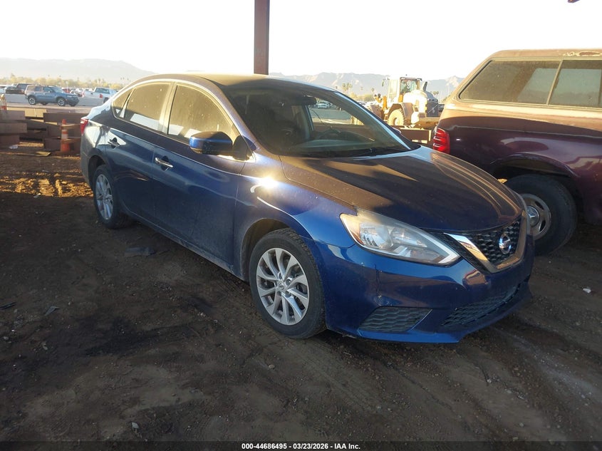 3N1AB7AP6KY370206 2019 Nissan Sentra Sv auction photo 1