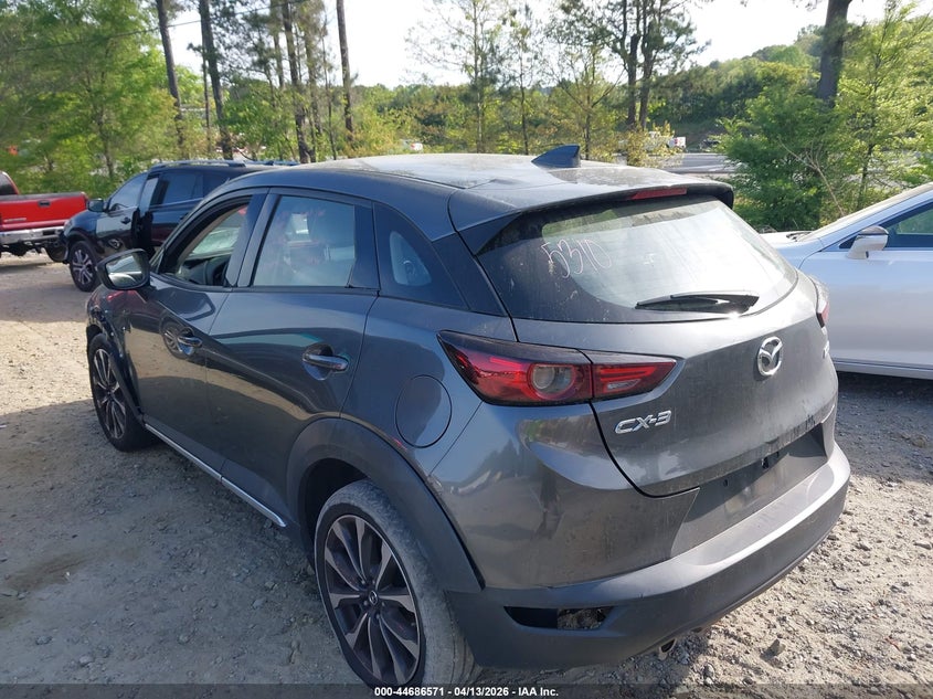 Vin: jm1dkdd75k0418518, lot: 45183686, mazda cx-3 grand touring 20193