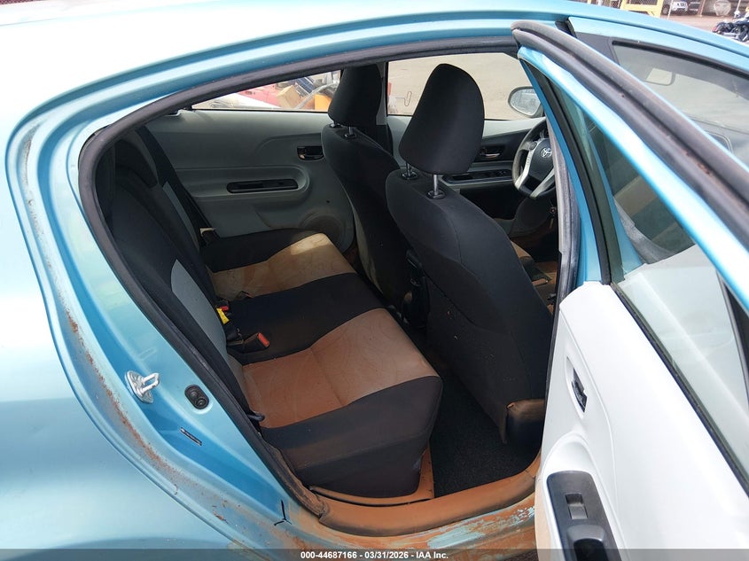 2013 Toyota Prius C Four/One/Three/Two VIN: JTDKDTB34D1048851 Lot: 44687166
